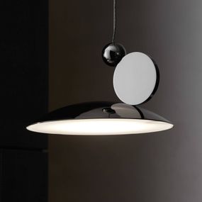 Carpyen LED svietidlo Equilibrium Ø 18 cm čierna/nikel, Obývacia izba / jedáleň, kov, 7W, K: 10.5cm