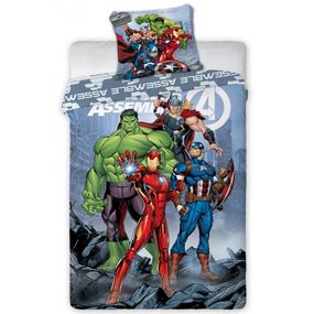Detské Obliečky Avengers Agenti S.H.I.E.L.D.  140x200/70x90 cm