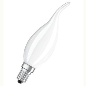 OSRAM LED žiarovka E14 4W 827, stmievateľná, matná, E14, 4W, Energialuokka: E, P: 12.1 cm