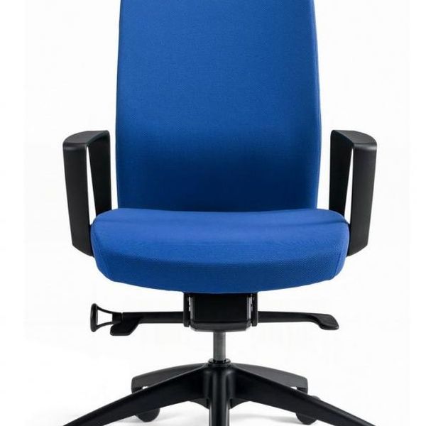 OFFICE PRO bestuhl -  OFFICE PRO bestuhl Kancelárska stolička J2 BLACK BP modrá