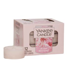 Yankee Candle Čajové sviečky Yankee Candle 12 ks - Blush Bouquet