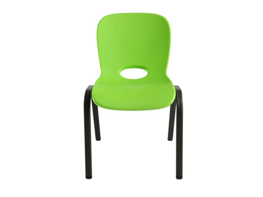 Detská stolička HDPE Dekorhome Zelená
