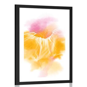 Plagát s paspartou ženská prirodzenosť - 40x60 black