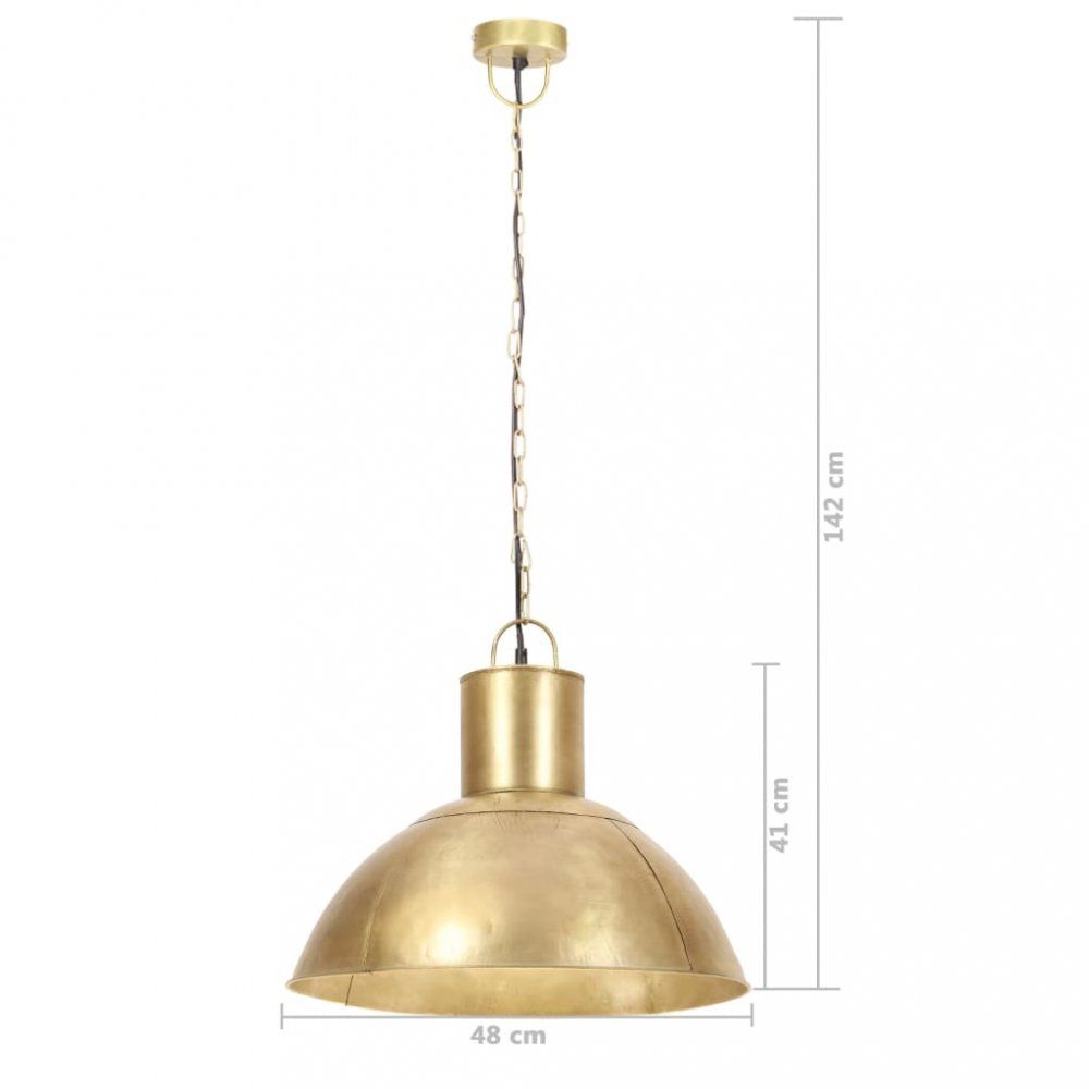 Závesná lampa mosadz Dekorhome 48 cm