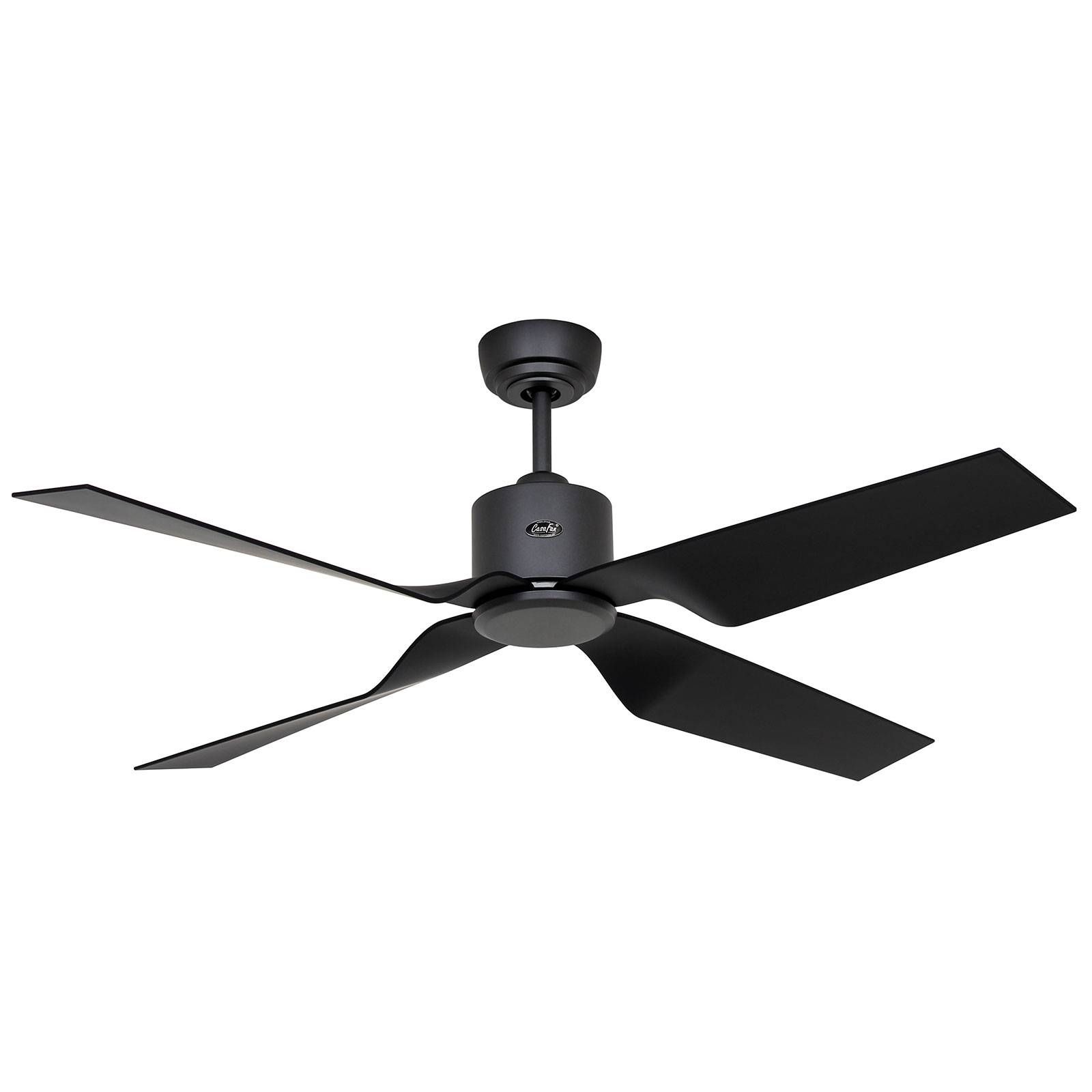 CasaFan Stropný ventilátor Eco Dynamix II, čadičovo sivý, Obývacia izba / jedáleň, kov, plast, K: 37.5cm