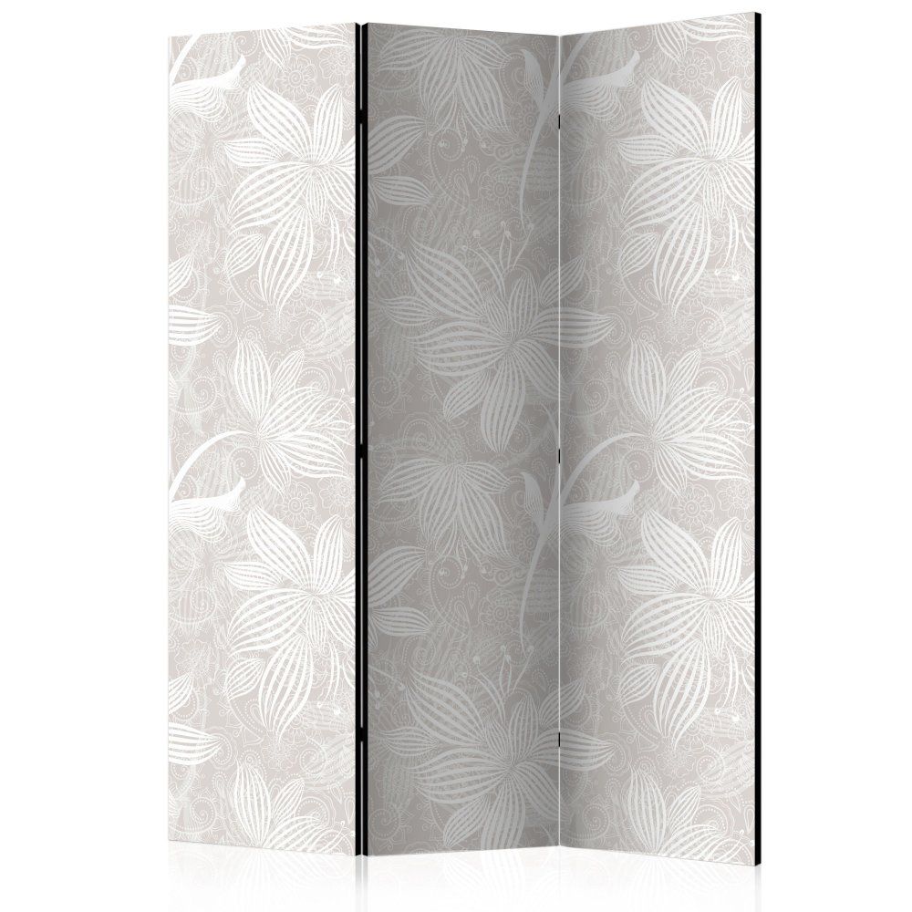 Paraván Floral Elements Dekorhome 135x172 cm (3-dielny)