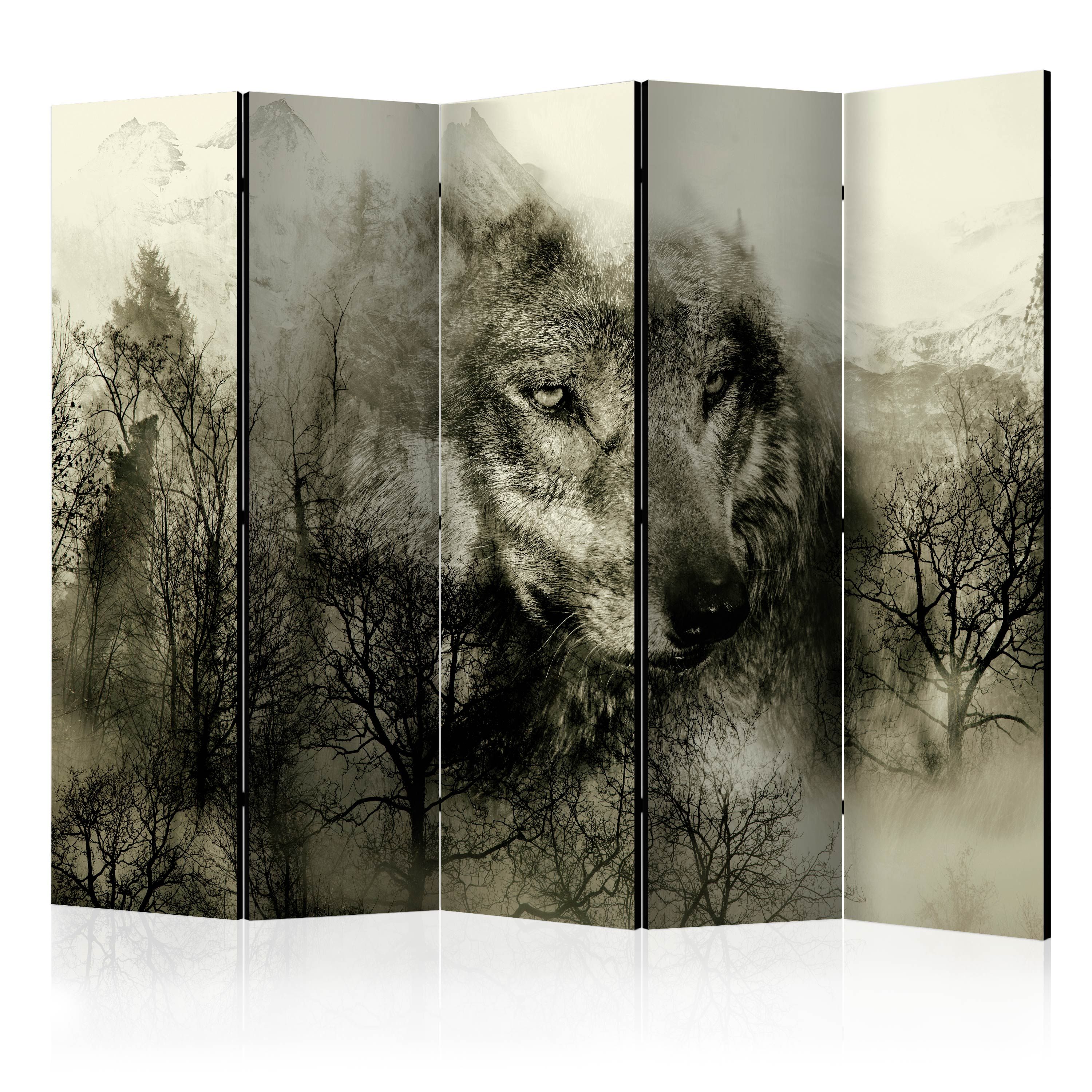 Artgeist Paraván - Mountain Predator (Beige) [Room Dividers]