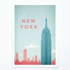 Plagát Travelposter New York, 30 x 40 cm