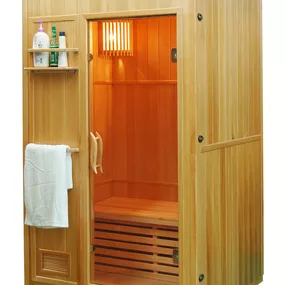 M-Spa - HARVIA - Suchá sauna so saunovou pecou pre 2 osoby 121 x 106 x 192 cm