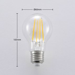 Arcchio LED žiarovka E27 A60 6, 5W 827 stmievač sada 3 ks, sklo, E27, 6.5W, Energialuokka: E, P: 10.5 cm