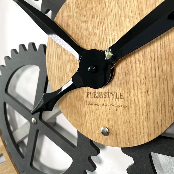 DomTextilu Jedinečné nástenné hodiny v industriálnom štýle 80 cm 57225