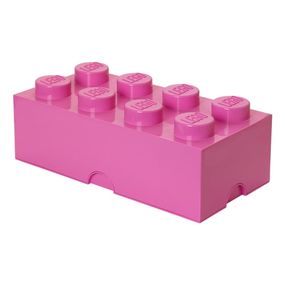 Tmavoružový úložný box LEGO®