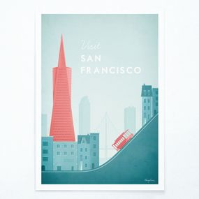 Plagát Travelposter San Francisco, 30 x 40 cm