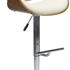 HALMAR barová stolička H44 krémová