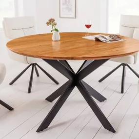 Okrúhly jedálenský stôl Fabrico 130 cm akácia