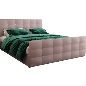 Expedo Čalúnená posteľ boxspring NAOMI + topper, 160x200, cosmic14