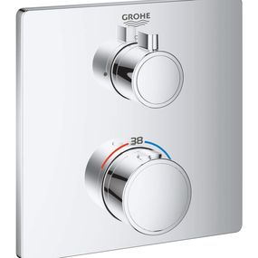 Grohe Grohtherm - Termostatická sprchová batéria pod omietku, chróm 24078000