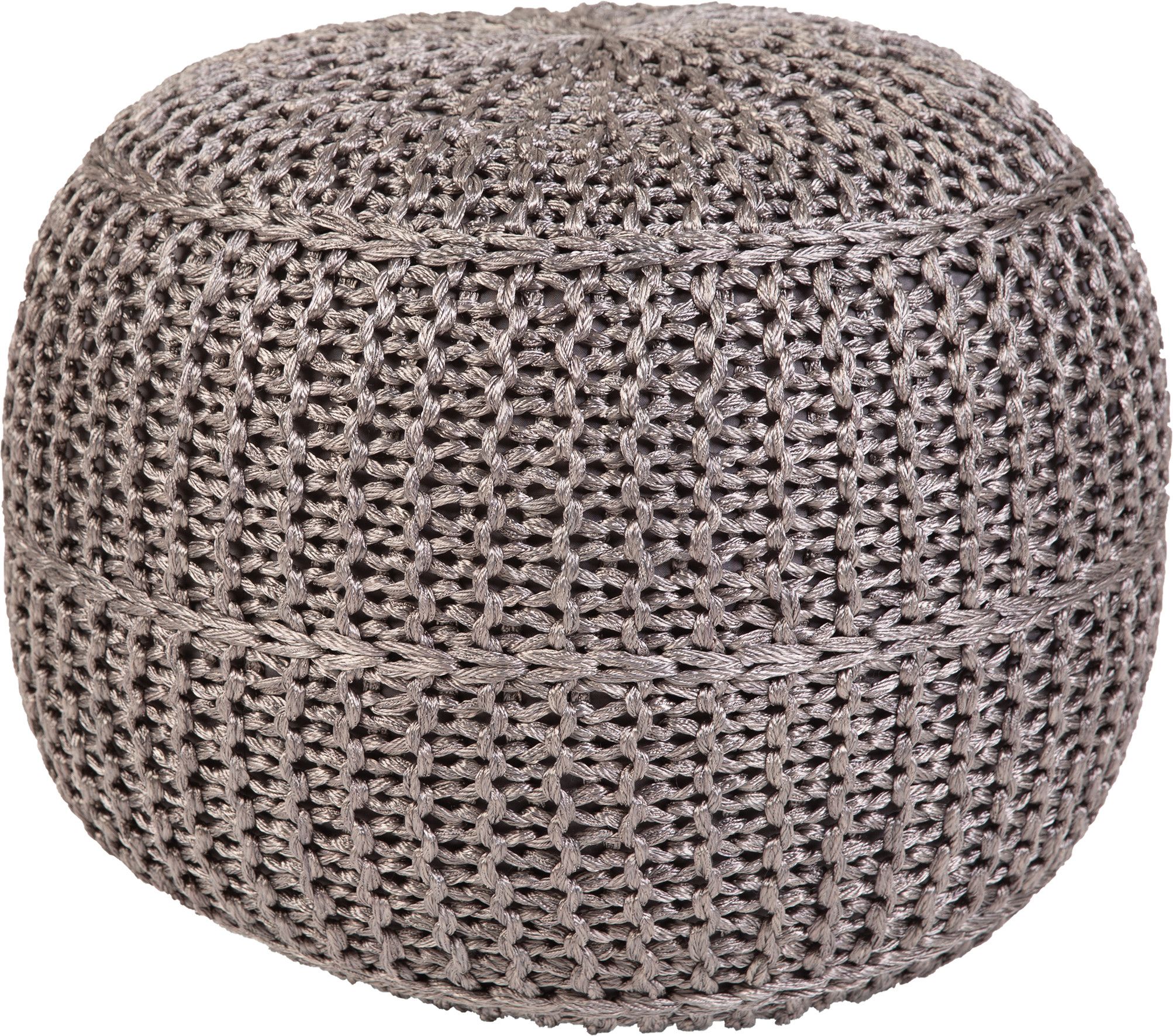 Obsession koberce Sedák Pouf Exo 444 Grey - Průměr 40-45 cm cm