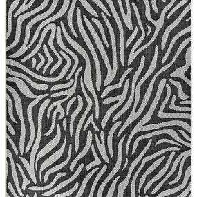 NORTHRUGS - Hanse Home koberce Kusový koberec Jaffa 105233 Black Cream - 70x140 cm