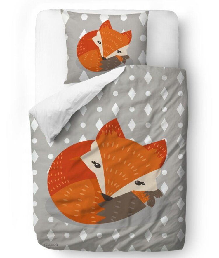 MR. LITTLE FOX Obliečky detské Friends Good rest white, 100x130/60x40