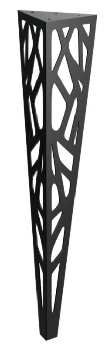 RMP Stolová noha Hemera 72 cm čierna NOHA028/72