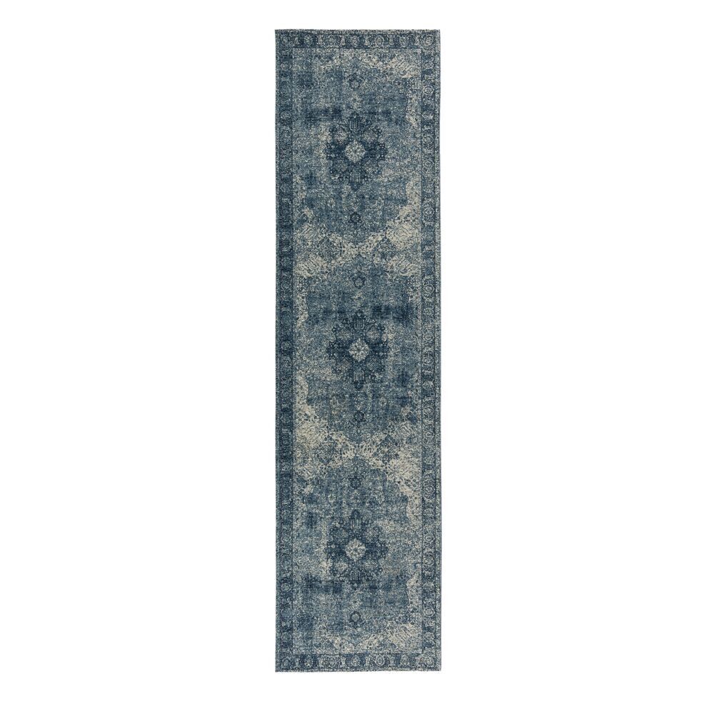 Flair Rugs koberce Behúň Manhattan Antique Blue - 60x230 cm
