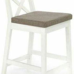 HALMAR barová stolička Borys low biela/inari 23