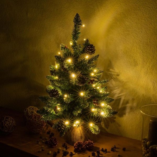 Vianočný stromček s osvetlením - 60 cm, 30 LED