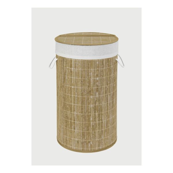Bambusový kôš na bielizeň Wenko Bina, 55 l