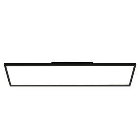 Lindby Lamin LED panel obdĺžnik čierna 80 cm, Obývacia izba / jedáleň, hliník, plast, 41W, P: 80 cm, L: 40 cm, K: 5cm