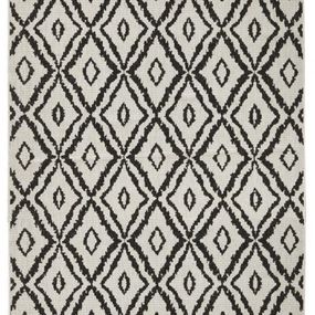 NORTHRUGS - Hanse Home koberce Kusový koberec Twin-Wendeteppiche 103134 schwarz creme - 80x150 cm