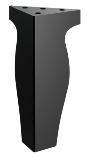 RMP Nábytková nožička Hestia 15 cm čierna NOHA016/15
