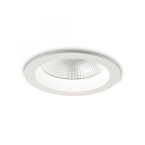 Ideal Lux 193489 LED zápustné stropné bodové svietidlo Basic wide 1x30W | 2900lm | 3000K | IP44 - biela