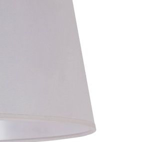 Euluna Tienidlo na lampu Classic L pre závesné lampy ekru, textil, E27, K: 30cm