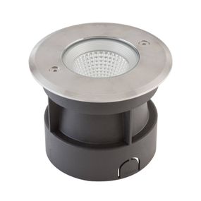 EVN Meerkat okrúhle 60° ušľachtilá oceľ 6W 4 000 K, hliník, ušľachtilá oceľ V2A, sklo, 6W, K: 9.4cm