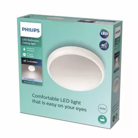 Philips Doris LED CL257 Stropné svietidlo do kúpeľne kruhové 6W/640lm 220mm 4000K IP44 biela