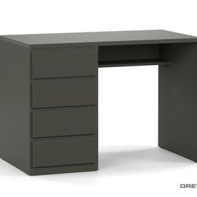 Drevona, REA PC stolík, POLO 2, ľavý, graphite