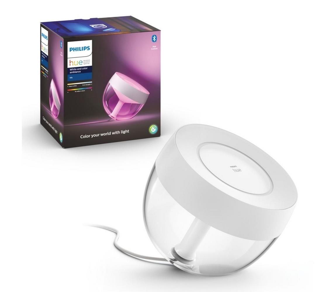 Philips - LED RGB Stmievateľná stolná lampa Hue IRIS LED/8,2W/230V biela