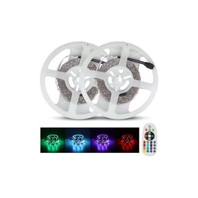 LED RGB Stmievateľný pásik 2x5m LED/4,8W/230V + DO