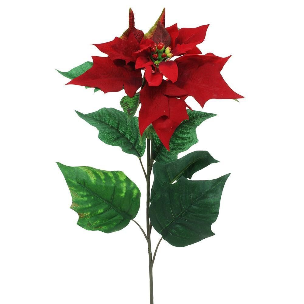 Poinsettia červená 72cm 8200071