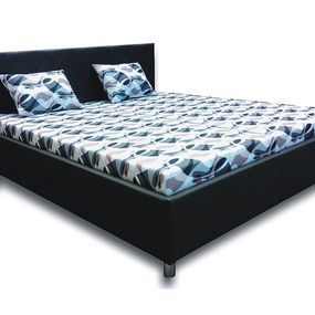 Manželská posteľ 160 cm Leona 2 (s penovými matracmi)