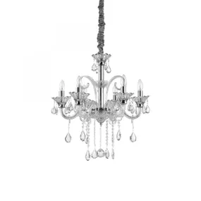 závesné svietidlo - luster Ideal lux colossal 114194 - transparentný / chrom