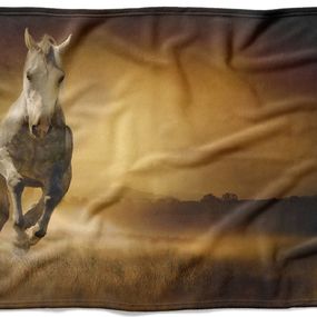 Deka Kôň v poli  (Rozmer: 200 x 140 cm, Podšitie baránkom: NE)