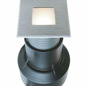 Light Impressions Deko-Light zemní svítidlo Basic Square I WW 24V DC 0,55 W 3000 K 14 lm 45 mm stříbrná 730340
