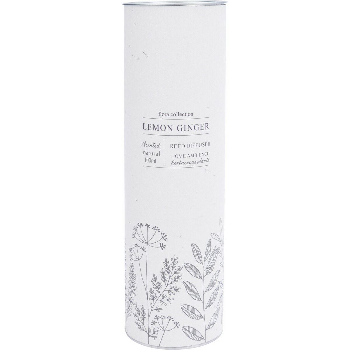 Vonný difuzér Flora Collection, Lemon Ginger, 100 ml, 6 x 9,5 cm