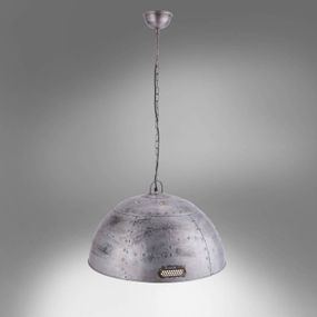 Leuchten Direkt Pôsobivá priemyselná závesná lampa Belly. Ø 60 cm, Obývacia izba / jedáleň, železo, E27, 60W