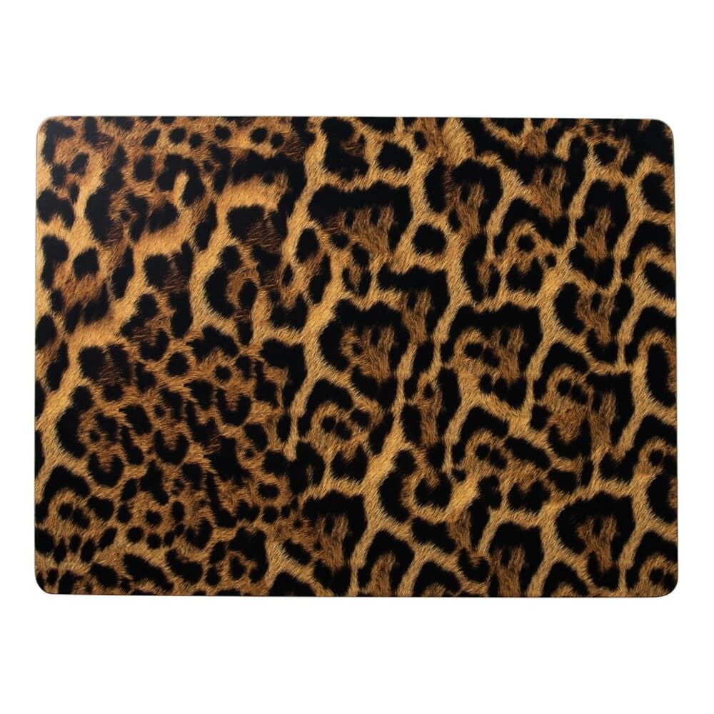 Pevné korkové prestieranie s motívom leopardej kože (4ks) - 30 * 40 * 0,4 cm