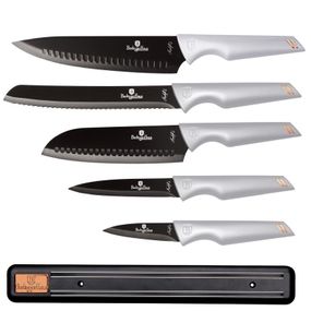 BERLINGERHAUS Sada nožů s magnetickým držákem 6 ks Aspen Collection BH-2703