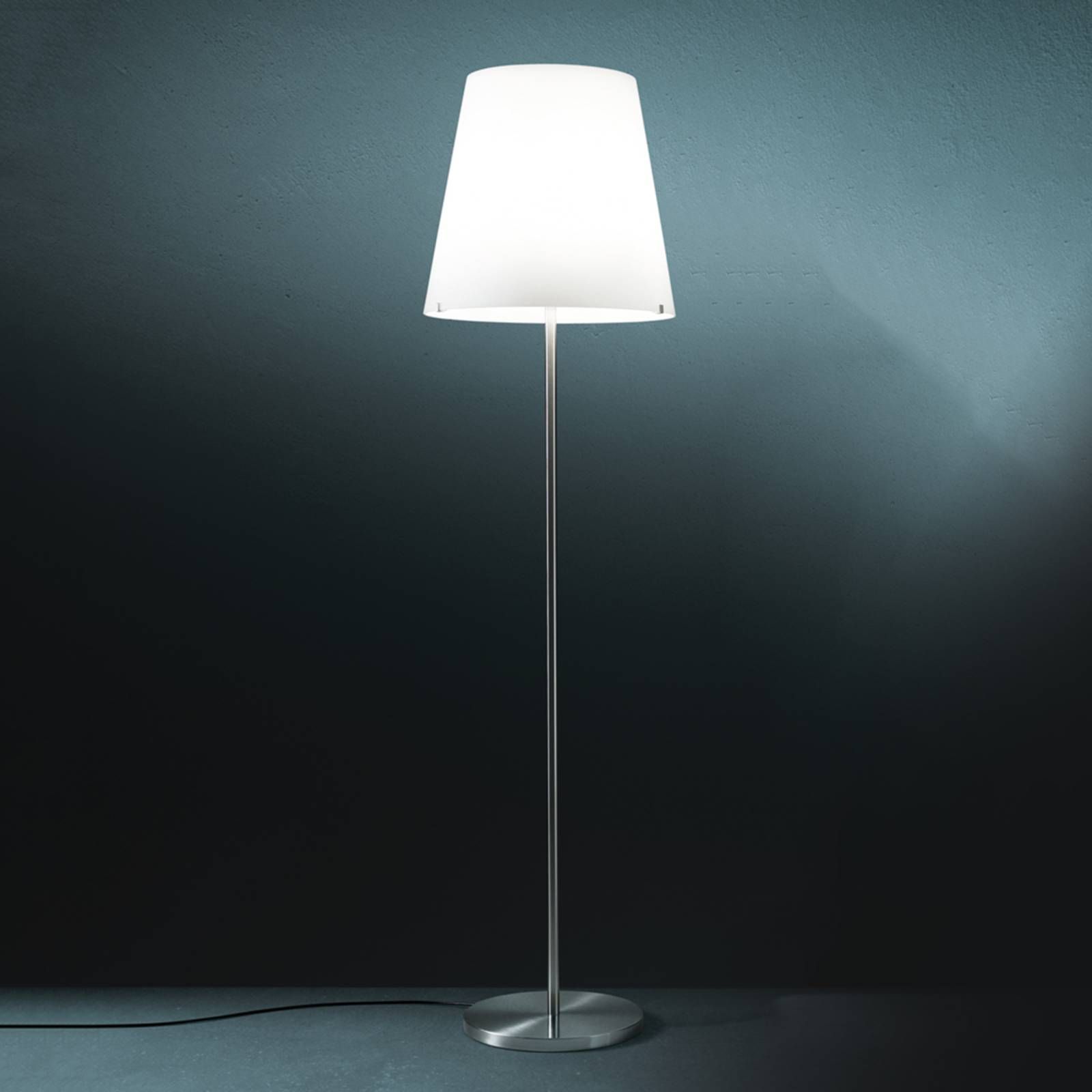 Fontana Arte 3247 stojaca lampa výška 180cm Ø 47cm, Obývacia izba / jedáleň, kov, sklo, E27, K: 180cm