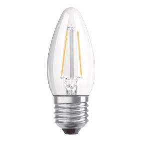 OSRAM LED sviečka E27 4, 8W teplá biela stmievateľn, E27, 4.8W, Energialuokka: F, P: 9.5 cm